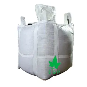 EGP Factory's 1000kg TON Bag Fibc PP Woven Jumbo Bulk Bag With Flat Bottom Antistatic Breathable Food Grade-for 1500kg Loading