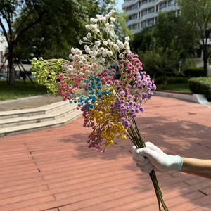 Bouquet de fleurs artificielles en plastique pour la décoration de maison et de mariage - Product Image 6