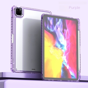 Funda Transparente de Acrílico Anti-doblez para <span class=keywords><strong>iPad</strong></span> con Ranura para Lápiz, Recorte para el Logotipo, Protección Contra Caídas, Compatible con <span class=keywords><strong>iPad</strong></span> 10.ª Generación, <span class=keywords><strong>Pro</strong></span> 11, <span class=keywords><strong>Pro</strong></span> 12.9 - Product Image 2