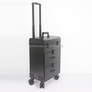 Valise de maquillage professionnelle à roulettes avec tiroirs, valise de cosmétologie sur roulettes, boîte à ongles, valise de maquillage, valise de tatouage, valise de <span class=keywords><strong>voyage</strong></span> - Product Image 6
