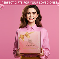 Panier-cadeau promotionnel de bureau en papier avec impression sérigraphique, marque Keyjoy, style luxueux, designs variés pour la fête des mères