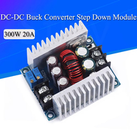 300W 20A convertisseur abaisseur DC-DC Module abaisseur courant Constant LED pilote puissance abaisseur Module de tension condensateur électrolytique