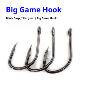 Anzuelos de Pesca de Alta Resistencia para Peces Grandes, Anzuelos para Pesca en Aguas Profundas, Anzuelos para Peces Gigantes, Anzuelos para Esturión, Carpa Negra de <span class=keywords><strong>Boca</strong></span> Curva, <span class=keywords><strong>Pez</strong></span> Gigante Trevally - Product Image 2