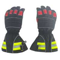 EN 659 Équipement de lutte contre les incendies Gants de pompier structuraux avec Nomex Kevlar ignifugé Gants de sécurité enduits de silicone à la paume