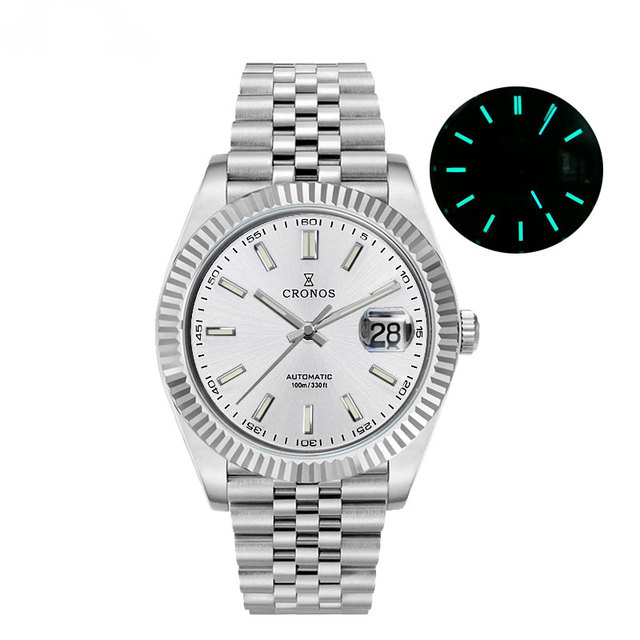 100m Water Resistant Luxury Brand Men's Automatic Diver Watches 316L Stainless Steel Mechanical Diving Watch