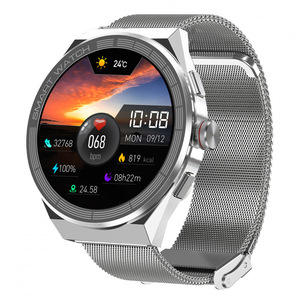 นาฬิกาอัจฉริยะ Watch9 หน้าจอกลม 1.45 นิ้ว รองรับการโทรผ่านบลูทูธ พร้อม NFC ตรวจวัดอัตราการเต้นของหัวใจ กันน้ำระดับ IP68 สายซิลิโคน ใช้ได้ทั้งผู้ชายและผู้หญิง - Product Image 3