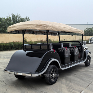 Vehículo Turístico Eléctrico de 4 Plazas con Certificación CE, Estilo Vintage Retro Clásico para Transporte de Turistas en Resorts, Campus y Parques - Product Image 6