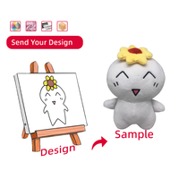 Buat sendiri boneka kustom karakter Plushie boneka hewan sesuai pesanan khusus katun mainan boneka kustom diproduksi