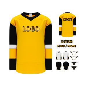 Jersey de Hockey sobre Hielo Sublimado con Logotipo Personalizado, Servicio OEM de Alta Calidad al por Mayor, Unisex, Antiarrugas, Transpirable, de Secado Rápido, de Poliéster - Product Image 1