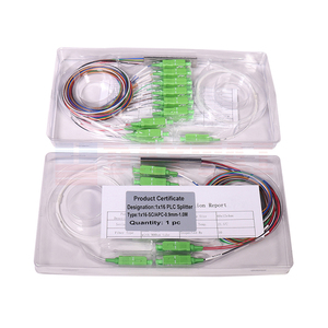 Splitter <span class=keywords><strong>PLC</strong></span> <span class=keywords><strong>Mini</strong></span> Tipo 1x16 Monomodale 12 Colori Standard per Fibra Ottica FTTH - Product Image 3
