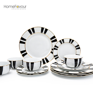 <span class=keywords><strong>Set</strong></span> di Stoviglie in Ceramica Stile Occidentale 12/18 Pezzi, <span class=keywords><strong>Piatti</strong></span> e Vassoi per Ristorante, Servizio di Porcellana per <span class=keywords><strong>6</strong></span> <span class=keywords><strong>Persone</strong></span> - Product Image 1