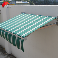 Tissu de remplacement pour auvent - Anthracite, anti-UV, enduit PU, auvent rétractable de remplacement, 300 x 250 cm