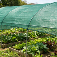 Groene HDPE zware kwaliteit UV-beschermende koelende schaduwdoek voor sla-kassen met volledige dekking