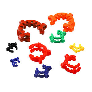 Clip <span class=keywords><strong>de</strong></span> jonction en verre <span class=keywords><strong>d</strong></span>époli standard <span class=keywords><strong>de</strong></span> laboratoire, pince <span class=keywords><strong>de</strong></span> jonction conique en plastique, pince Keck, clips à tête conique - Product Image 5