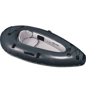 Kayak Inflable Plegable para 1 Persona, Material de PVC Ecológico, Estilo de Lujo, para Pesca y Deportes Acuáticos al Aire Libre, OEM/ODM - Product Image 1