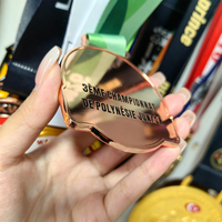 Médailles de championnat de golf personnalisées pour événements jeunesse, trophées de golf en métal, médailles de haute qualité fabriquées en usine