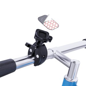 Support de téléphone de vélo à dégagement mécanique rapide support d'appui-tête de voiture support de guidon de moto pour téléphones <span class=keywords><strong>poussette</strong></span> de tapis roulant - Product Image 6