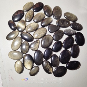 Lot en gros de pierres précieuses naturelles de qualité AAA++ en quartz, taille ovale cabochon, pour la fabrication de bijoux - Product Image 2