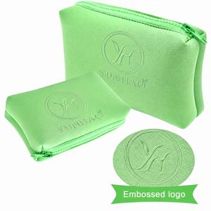 Custom Logo Cartoon Cosmetic <b>Bag</b> Woven Fabric Makeup <b>Bag</b> Large Capacity Travel Storage <b>Pouch</b> Zipper Handbag <b>Women</b> - Product Image 3