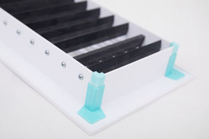 Difusor de rejilla de <span class=keywords><strong>aire</strong></span> lineal de aluminio con amortiguador de hoja opuesta eléctrica de diseño moderno para uso en hoteles, rejillas de registros de <span class=keywords><strong>aire</strong></span> <span class=keywords><strong>acondicionado</strong></span> - Product Image 4