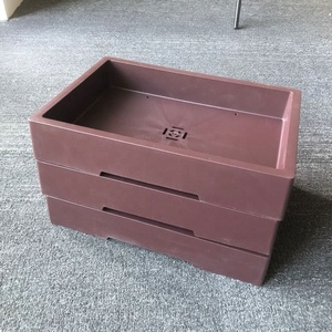 Macetas Rectangulares de Plástico Poco Profundas de 34 cm (13,38 Pulgadas) para <span class=keywords><strong>Entrenamiento</strong></span> de Bonsáis, Macetas para Cactus, Macetas para Flores, Macetas para Árboles Bonsái - Product Image 1