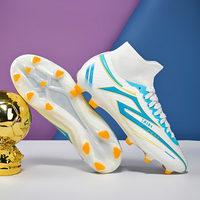 Chaussures de football professionnelles pour hommes, crampons de football à longs crampons personnalisés, vente directe d'usine, chaussures de sport de football, logo personnalisable