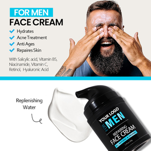 Marque privée hommes soins de la peau visage <span class=keywords><strong>Anti</strong></span>-âge nettoyant Facial sérum hydratant yeux crème gommage ensemble de soins de la peau - Product Image 4