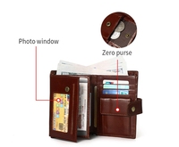 Dompet Kulit Asli Berkualitas Tinggi Grosir, Dompet Kulit Crazy Horse Kasual, Dompet Kartu Kulit Premium