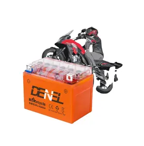 Çin tedarikçisi DENEL gtz5s Gel De jel yb2.5a aki motor pil 12v 12 ytx4l bs kurşun asit motosiklet pil