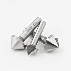 90 ° Titan Cobalt thép chamfer cắt-đơn/Ba cạnh deburring công cụ cho thép không gỉ (45 ° mũi khoan) - Product Image 5