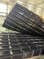 Tejas de Techo de Resina Sintética UPVC con Aislamiento Térmico Anti-UV, Láminas de Techo Impermeables Estilo Español, Materiales de Construcción para Residenciales