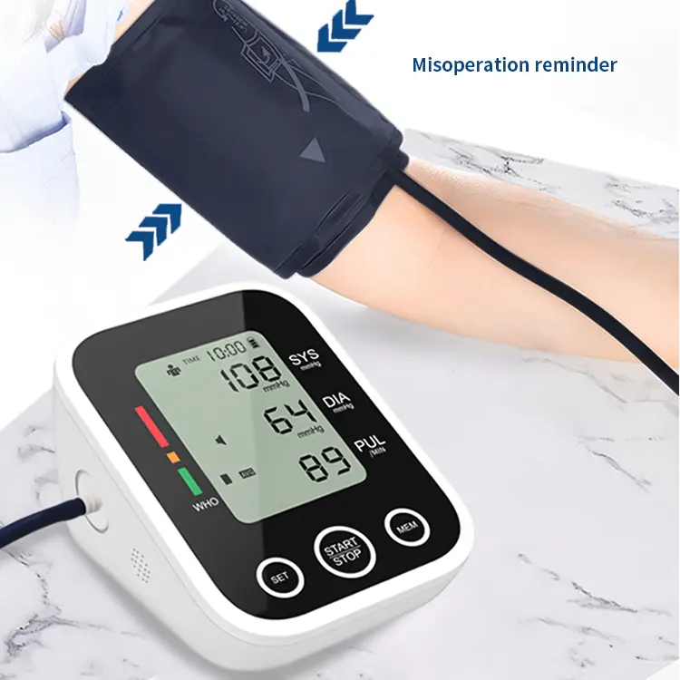 Hot Selling Medical Tensiometro High Quality Automatic Tensiometro Digital 24 Hours Upper Arm Blood Pressure Monitor