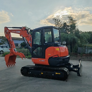 Miniexcavadora Usada Kubota KX165 de 6.5 Toneladas con Cola Corta, Excavadora Hidráulica para Jardinería y Construcción Municipal - Product Image 1