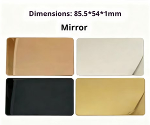 86x54毫米不锈钢定制标签和铭牌标志商标调味盘，激光雕刻，中国制造 - Product Image 3