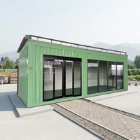 Maison préfabriquée moderne en conteneur, villa modulaire, structure en acier, mini-maison pour habitation, bureau, hébergement temporaire