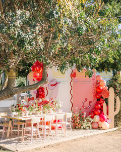 Chaise pour enfants en rotin moderne faite à la main, écologique, en osier naturel, pour une utilisation en intérieur et en extérieur, décoration de fête d'anniversaire - Product Image 6