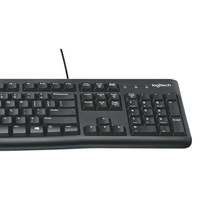 Combo de Teclado y Ratón con Cable Logitech MK120 Original, Ratón Óptico USB Plug and Play para Oficina en Casa, PC de Escritorio