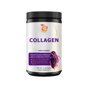 Complejo de Colágeno en Polvo, de Ganado Alimentado con Pasto, con Probióticos y Ácido Hialurónico para el Apoyo de la Hidratación Ósea e Inmunológica - Product Image 1