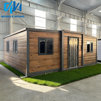 Maison préfabriquée de luxe portable 20 pieds 40 pieds avec certification SAA WaterMark pour l'Australie, 2, 3, 4 ou 5 chambres, extensible, en conteneur, pour l'extérieur