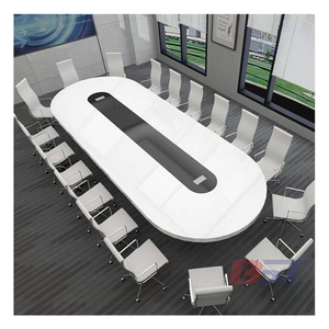 Mesa <span class=keywords><strong>de</strong></span> reuniones minimalista <span class=keywords><strong>de</strong></span> <span class=keywords><strong>piedra</strong></span> <span class=keywords><strong>artificial</strong></span>, muebles <span class=keywords><strong>de</strong></span> oficina populares <span class=keywords><strong>de</strong></span> alta calidad - Product Image 1