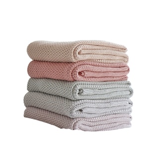 Coarse Needle Cotton <strong>Outdoor</strong> Thick Knitted Blanket <strong>Throw</strong> for Extra Large Picnic &amp; <strong>Outdoor</strong> Blanket KEW - Product Image 1