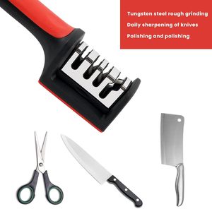 Afilador de cuchillos de diamante profesional Manual 4 en 1, accesorio de cocina ecológico para el hogar con mango multitarea de 4 etapas - Product Image 3