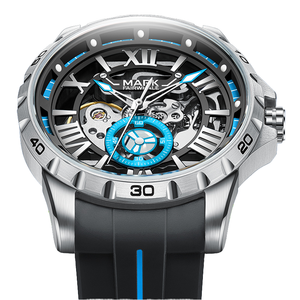 Reloj Mecánico de Lujo Deportivo para Hombre Mark Fairwhale, Caja de Acero Inoxidable, Cristal de <span class=keywords><strong>Zafiro</strong></span>, Puntero, Cronógrafo Automático, Luminoso - Product Image 4