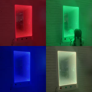 Otizm Rahatlatıcı Minimalist Beyaz İnteraktif Duyusal Sonsuzluk Paneli Duyusal Odalar için Sakinleştirici Görsel Stimülasyon Tüneli - Product Image 3