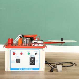 WANJIA Schiebetisch-Mini-Randbandmaschine tragbar klein manuell handverschließbare Möbelreparaturmaschine - Product Image 2