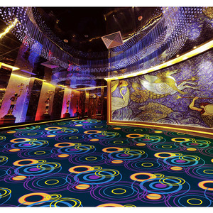 Tapis d'impression 3D en boucle, cinéma et casino, de mur à mur, tapis imprimé en boucle, rouleau de sol pour salle de réunion, couloir d'hôtel - Product Image 3