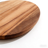 Acacia houten snijplank 1,4 cm dik, ovale vorm, uit Yangjiang, voor steak en fruit, keuken- en huishoudelijk gebruik