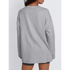 Suéter de gran tamaño personalizado para Otoño/Invierno 2025, sudadera para mujer Queen, talla XS, suéter informal de manga larga con capucha, ropa - Product Image 4