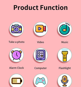 Appareil photo numérique pour enfants 48MP à écran rotatif à 180 degrés, 2,4 pouces, avec filtre et fonction jeu – Meilleures ventes - Product Image 4