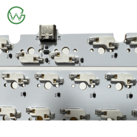 PCB dan Perakitan PCBA Keyboard Mekanik Kustom 60% 65%